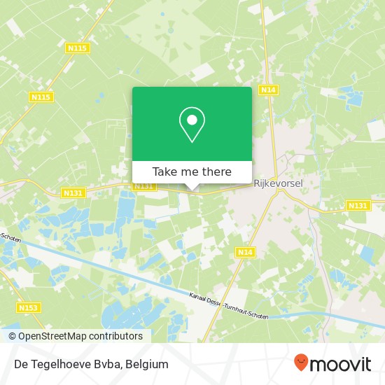 De Tegelhoeve Bvba map