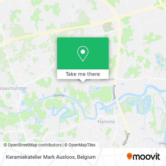 Keramiekatelier Mark Ausloos map
