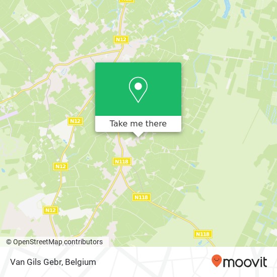 Van Gils Gebr map