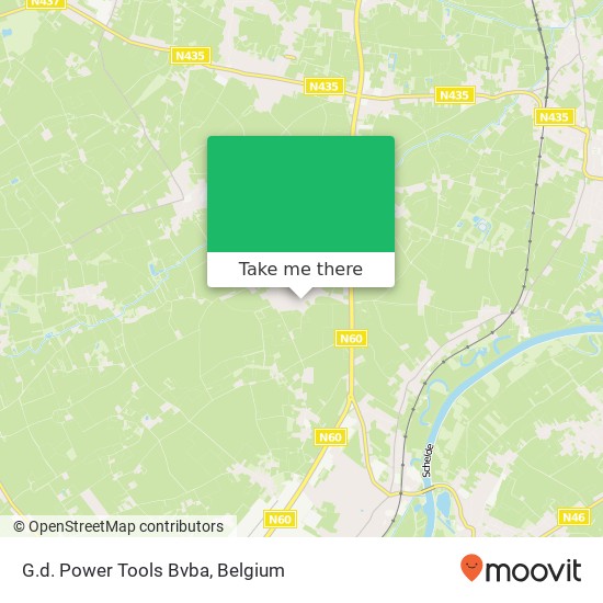 G.d. Power Tools Bvba map
