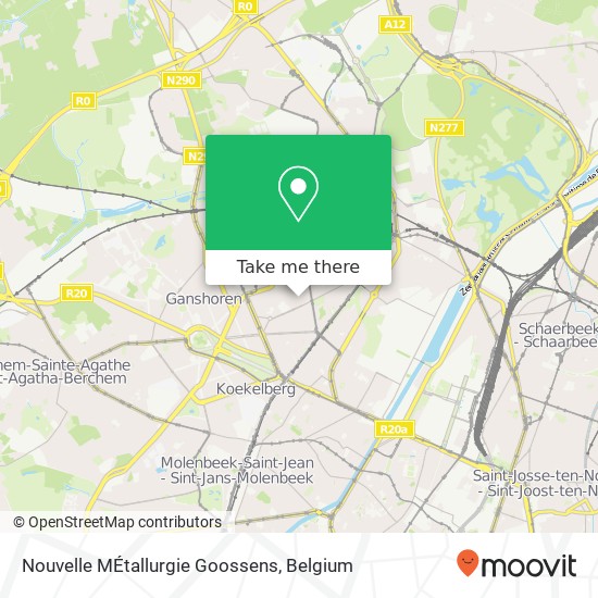 Nouvelle MÉtallurgie Goossens map