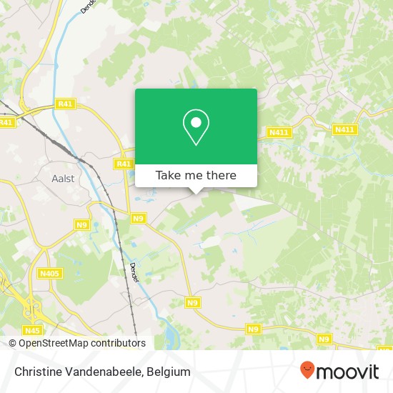 Christine Vandenabeele map