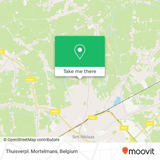 Thuisverpl. Mortelmans map