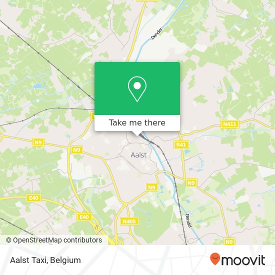 Aalst Taxi map