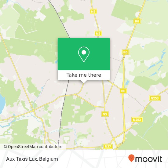 Aux Taxis Lux map