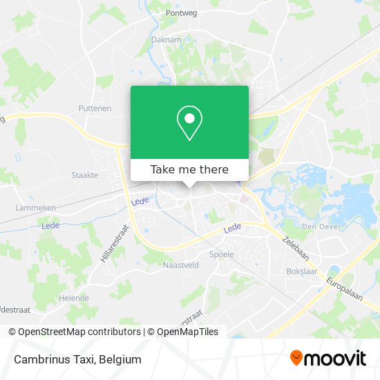 Cambrinus Taxi map