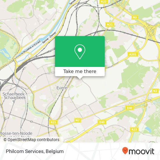 Philcom Services map