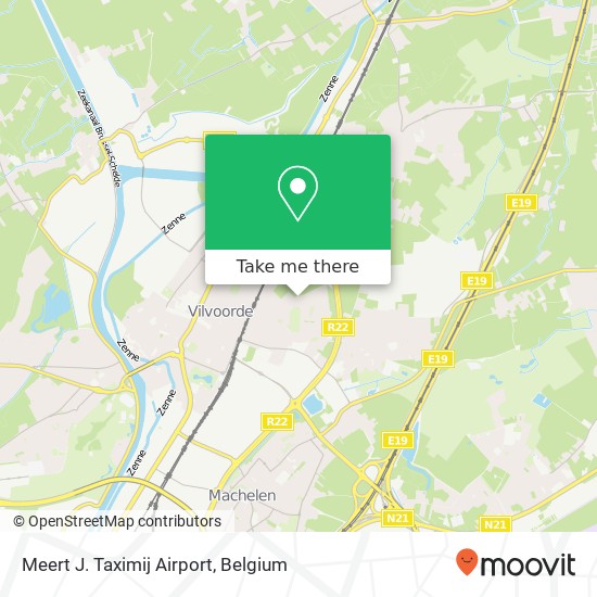 Meert J. Taximij Airport map