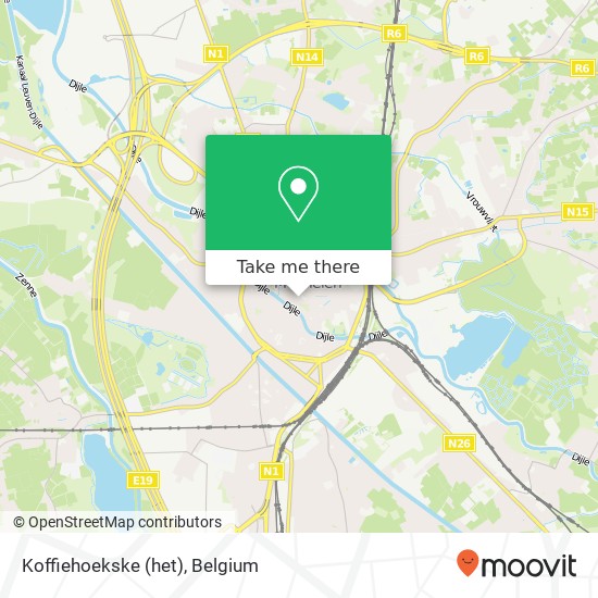 Koffiehoekske (het) map