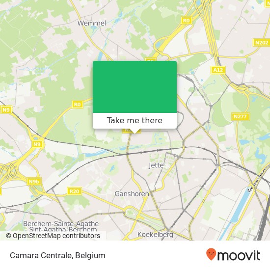 Camara Centrale map