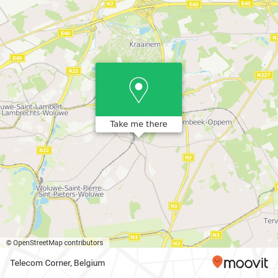 Telecom Corner map