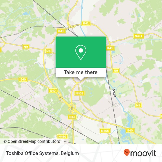 Toshiba Office Systems map