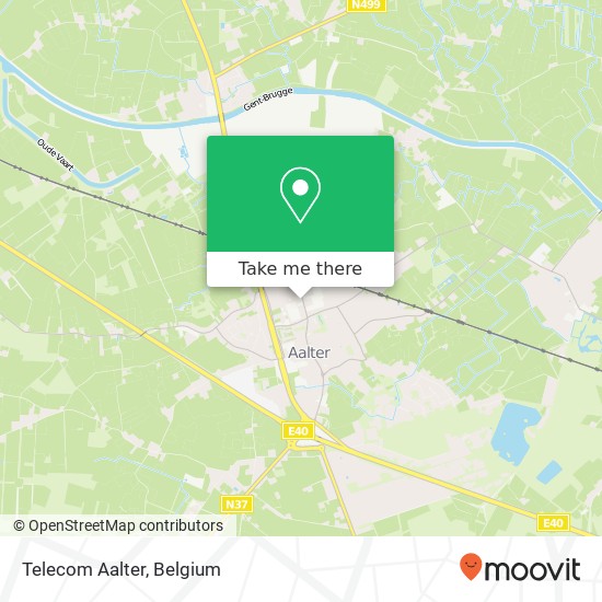 Telecom Aalter map