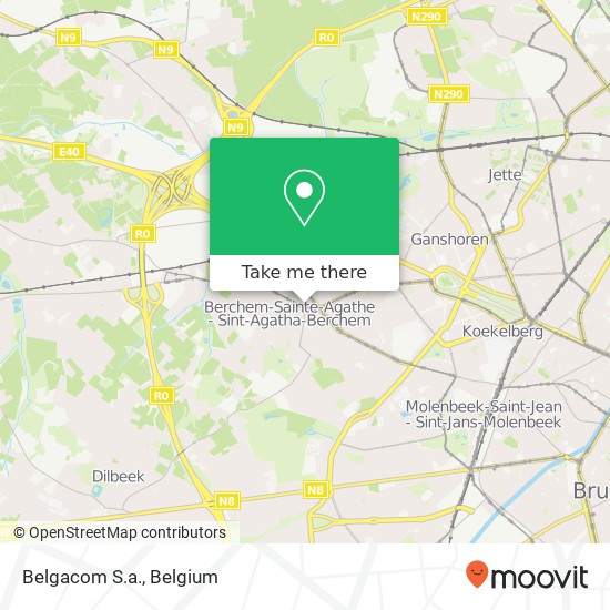 Belgacom S.a. map