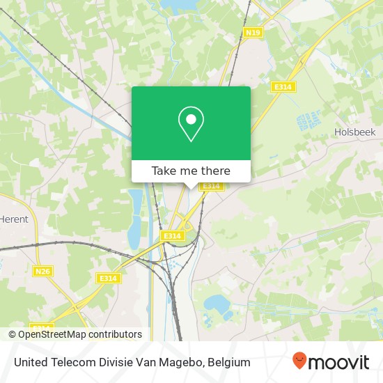 United Telecom Divisie Van Magebo map