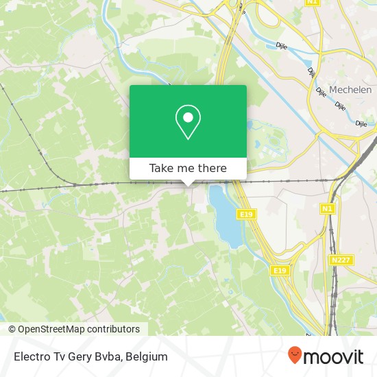 Electro Tv Gery Bvba map