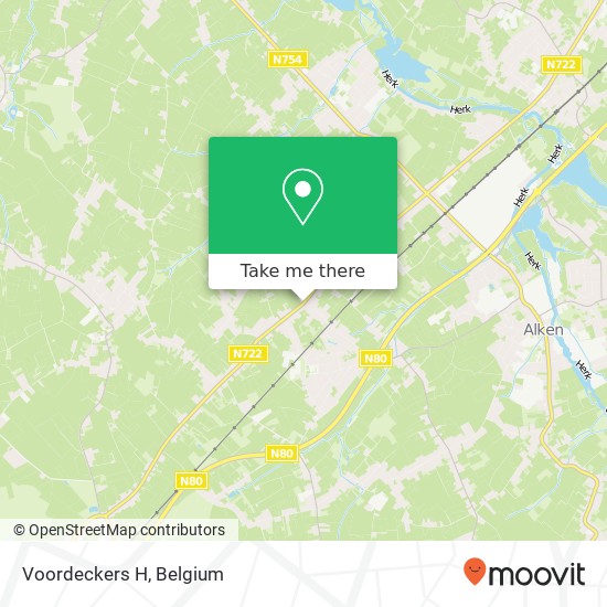 Voordeckers H map