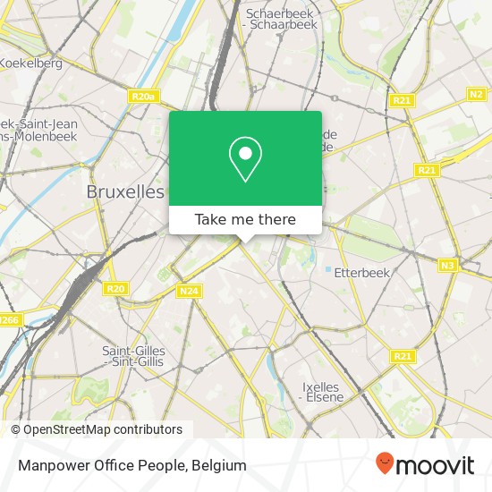 Manpower Office People map