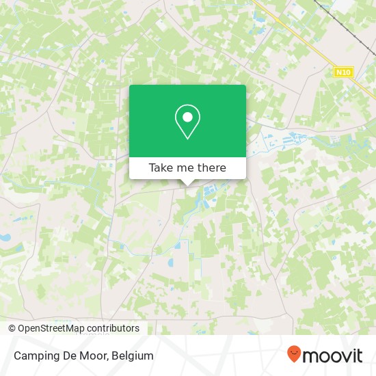 Camping De Moor map