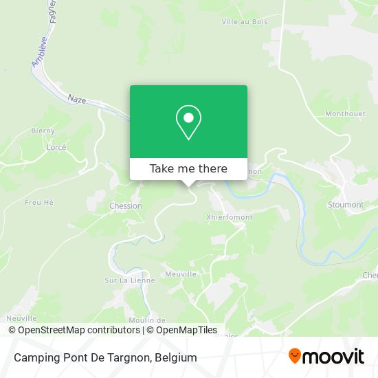 Camping Pont De Targnon plan