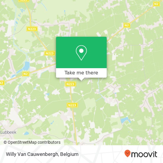 Willy Van Cauwenbergh map