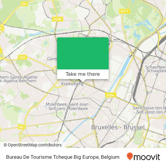 Bureau De Tourisme Tcheque Big Europe map