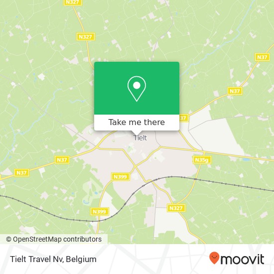 Tielt Travel Nv map