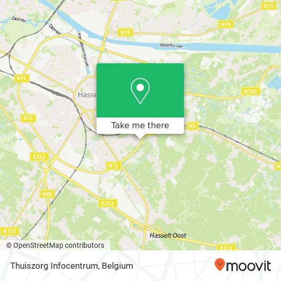 Thuiszorg Infocentrum map