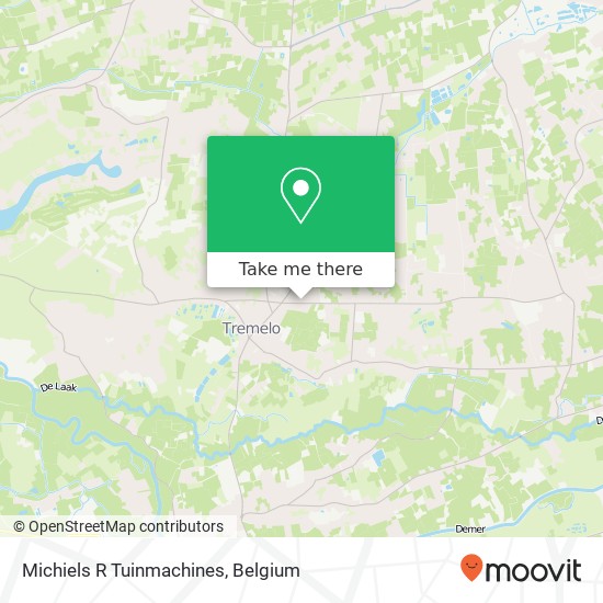 Michiels R Tuinmachines map