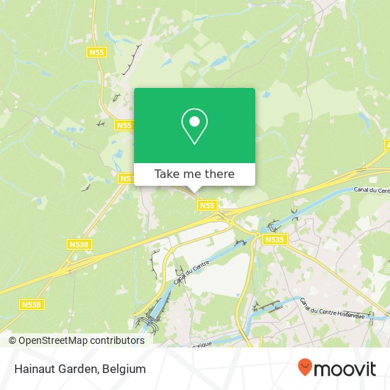 Hainaut Garden map
