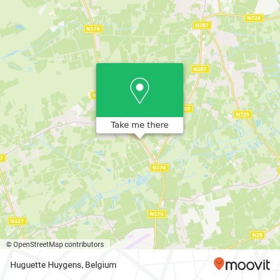 Huguette Huygens map