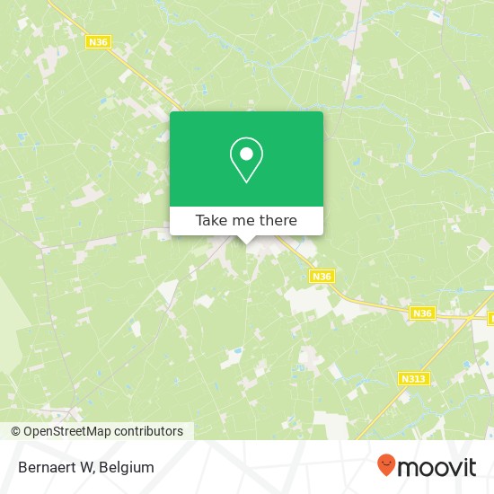 Bernaert W map
