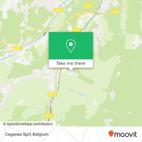 Cegenex Sprl map