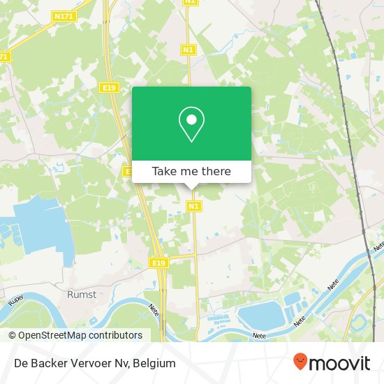 De Backer Vervoer Nv map