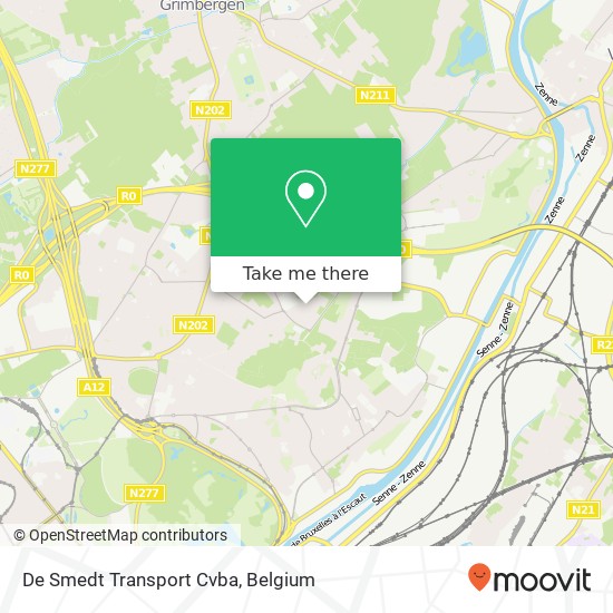 De Smedt Transport Cvba map