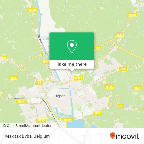 Maxitax Bvba map