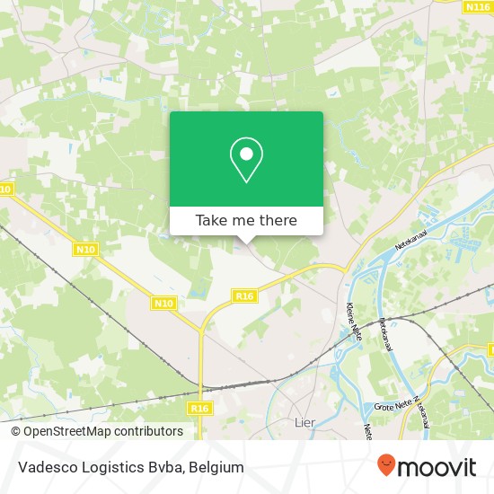 Vadesco Logistics Bvba map