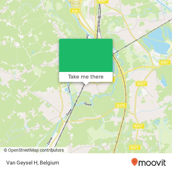 Van Geysel H map