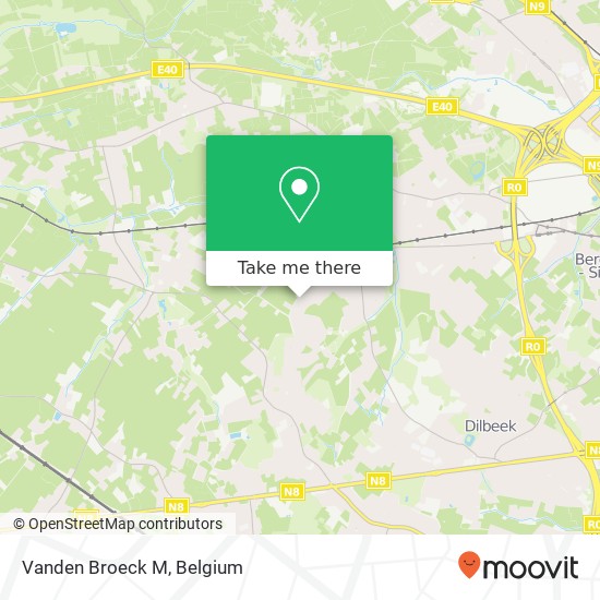 Vanden Broeck M map