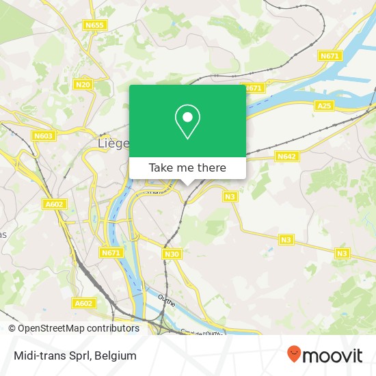 Midi-trans Sprl map