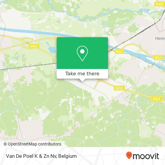 Van De Poel K & Zn Nv map