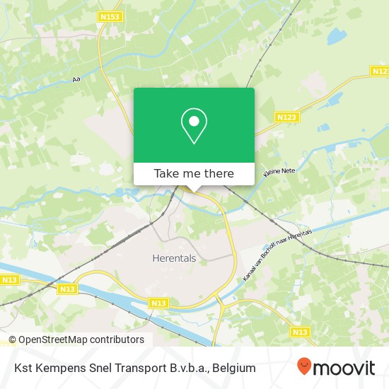 Kst Kempens Snel Transport B.v.b.a. map