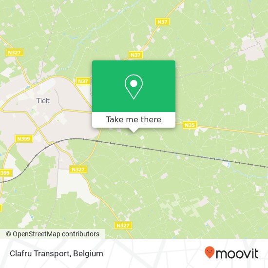 Clafru Transport map