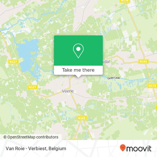 Van Roie - Verbiest map
