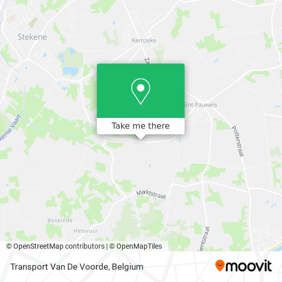 Transport Van De Voorde map