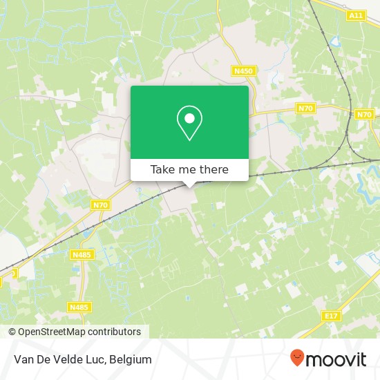 Van De Velde Luc map
