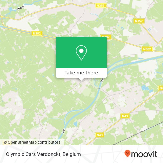 Olympic Cars Verdonckt map