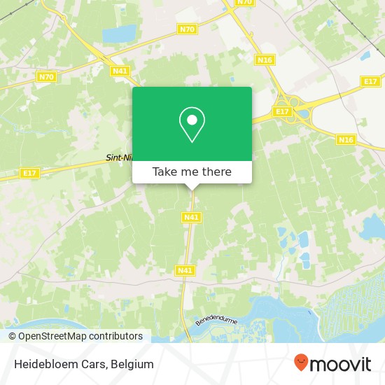 Heidebloem Cars map