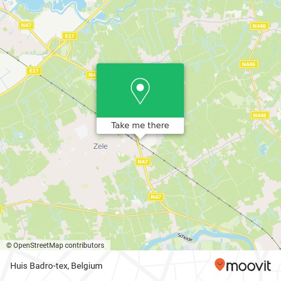 Huis Badro-tex map