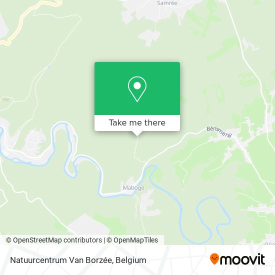 Natuurcentrum Van Borzée map